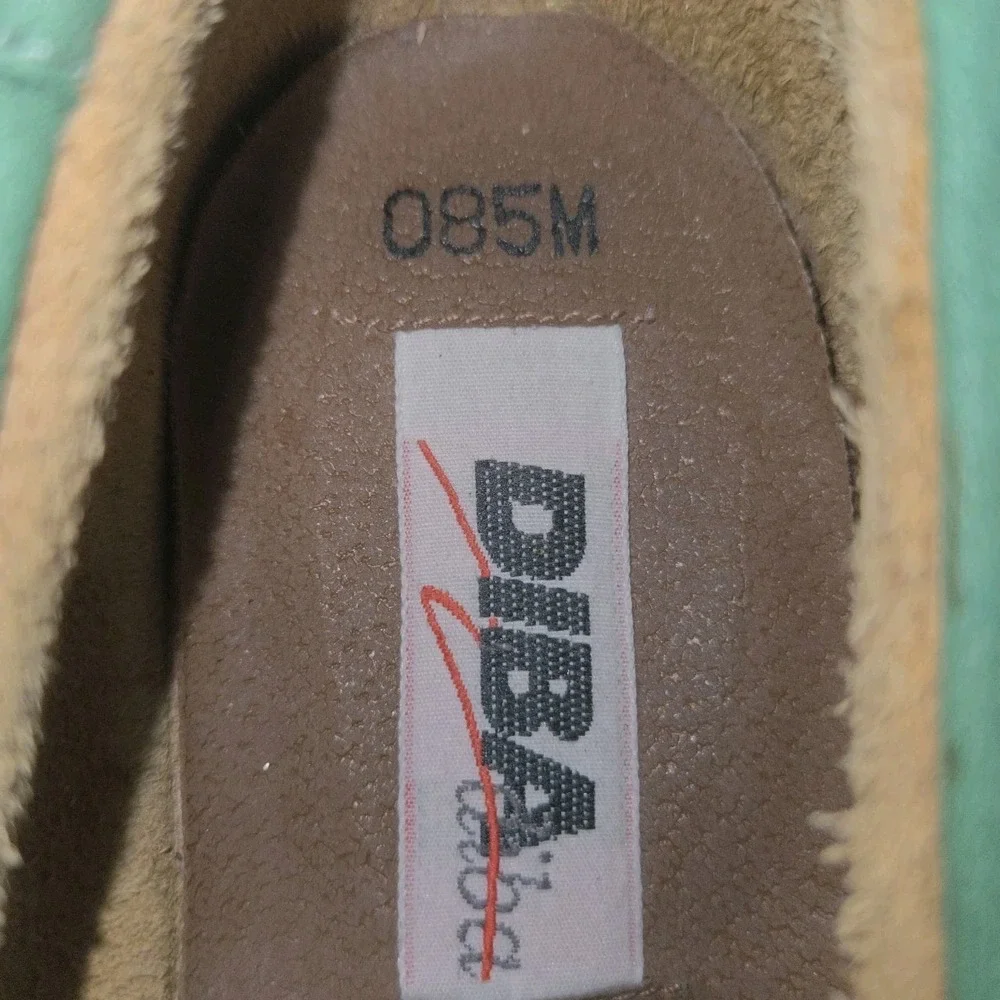 DIBA Vintage Boat Shoes‎ Men's 8.5 Leather Suede Lug Sole Deck Shoes Colorblock